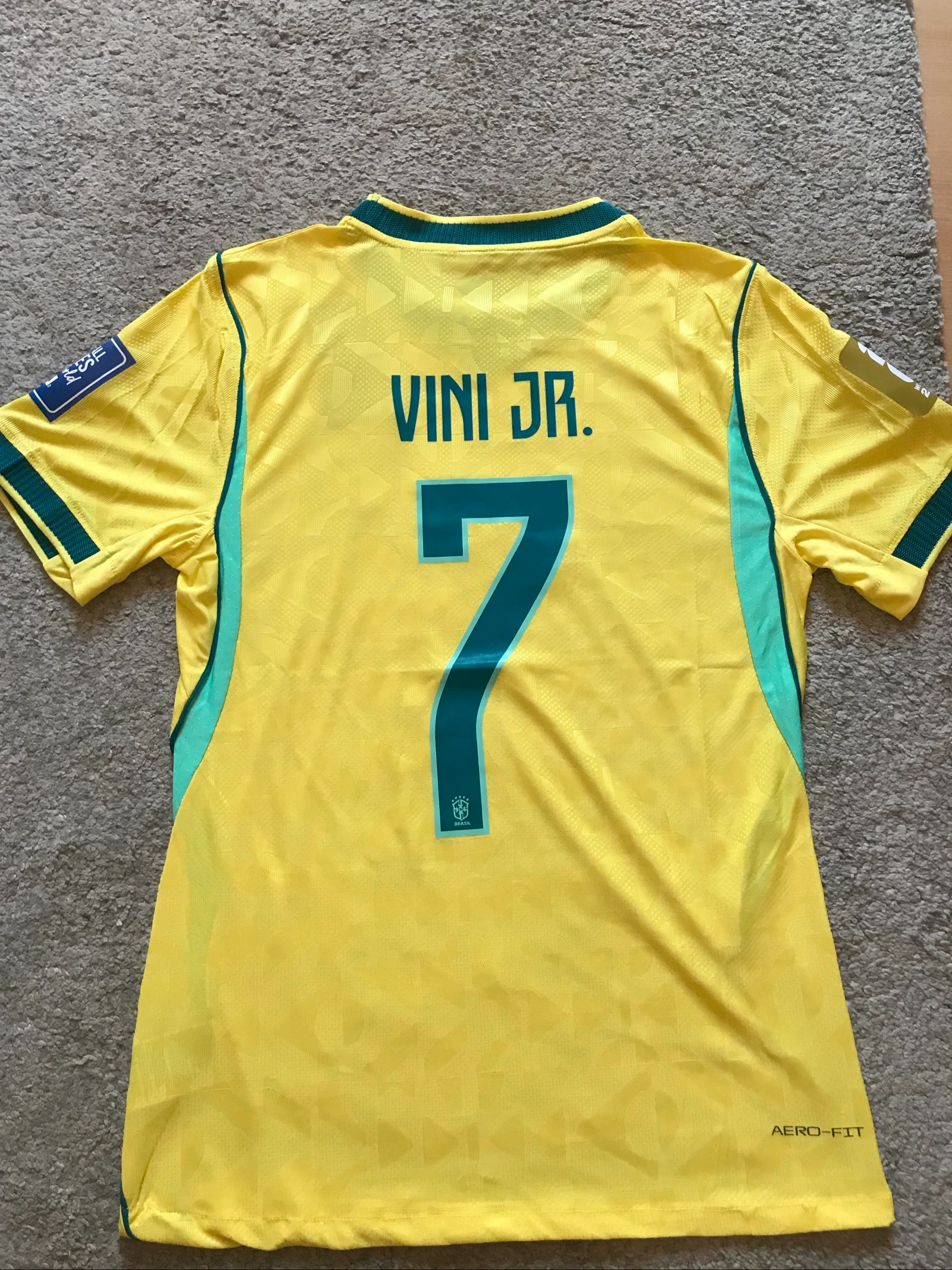 Camisola Brasil Vini Jr